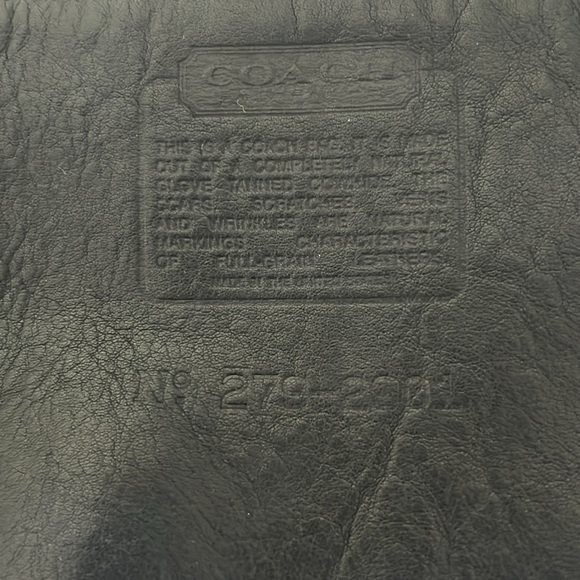 Excellent Condition Vintage Coach Tote Bag Navy Blue 279-2901 - Picture 8 of 13